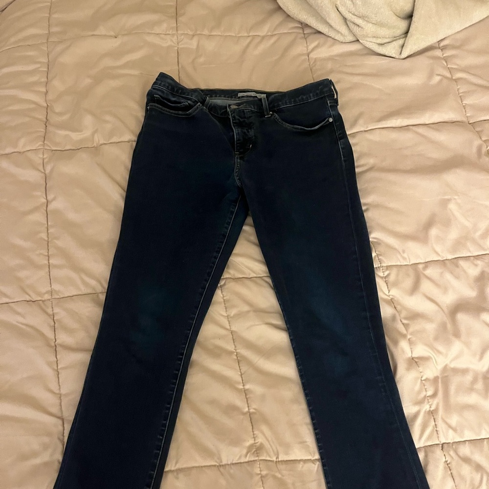 Women's Dark Blue Jeans